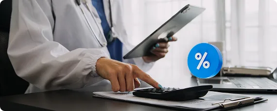 percentage-img Percentage-based medical billing engagement model