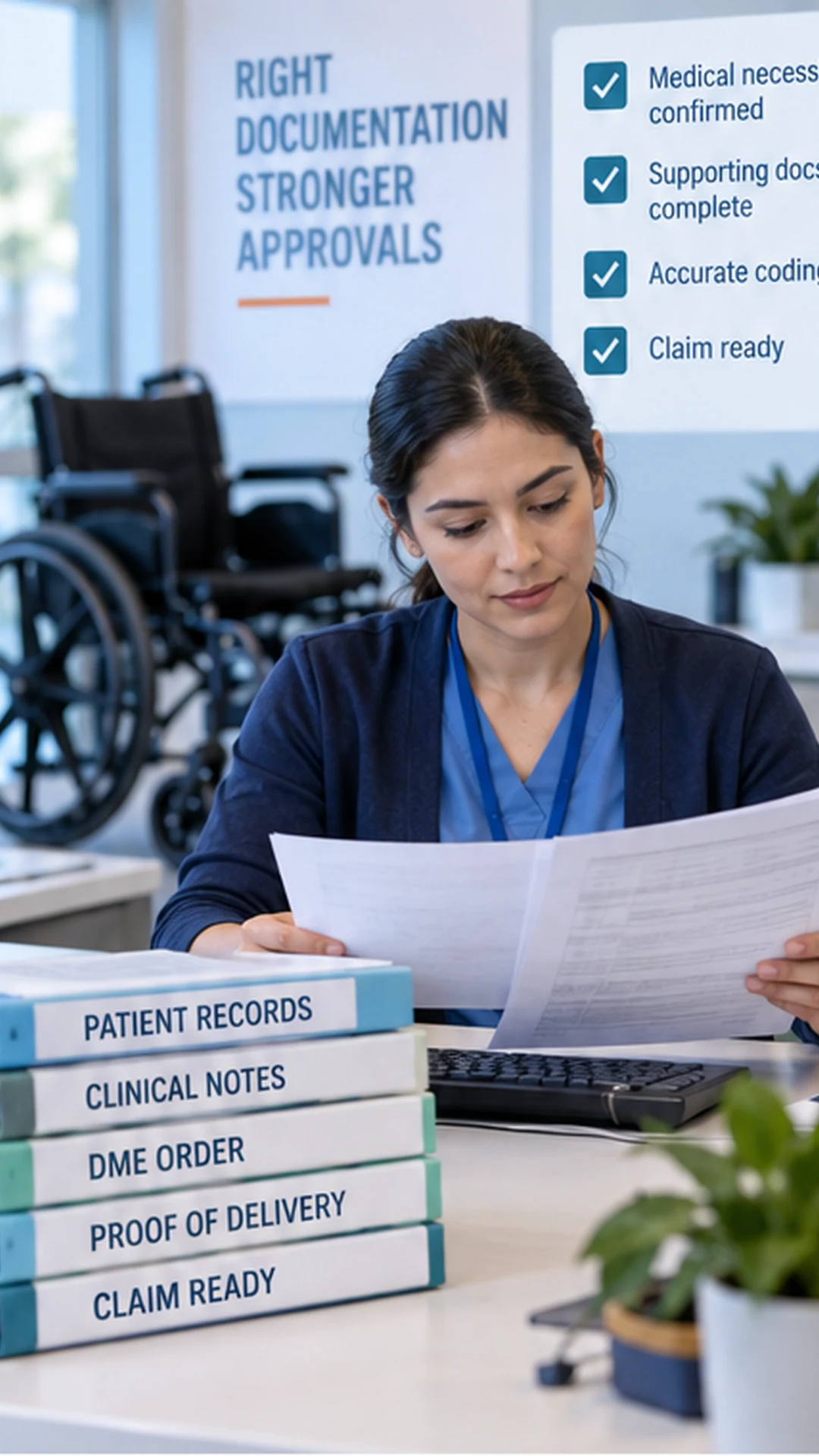 Prevent denials with complete claim support