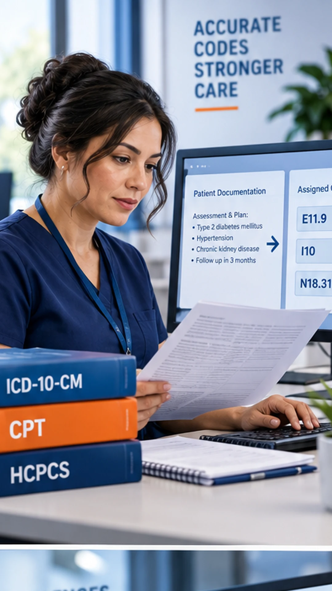 Link coding, billing and denial management
